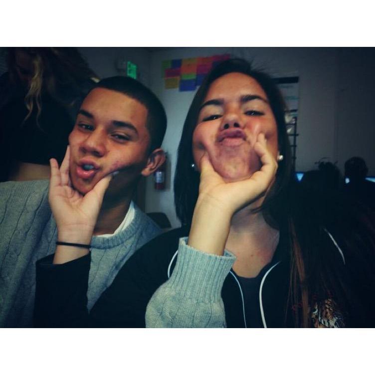 One of our first pictures together. Sophomore year of High School.