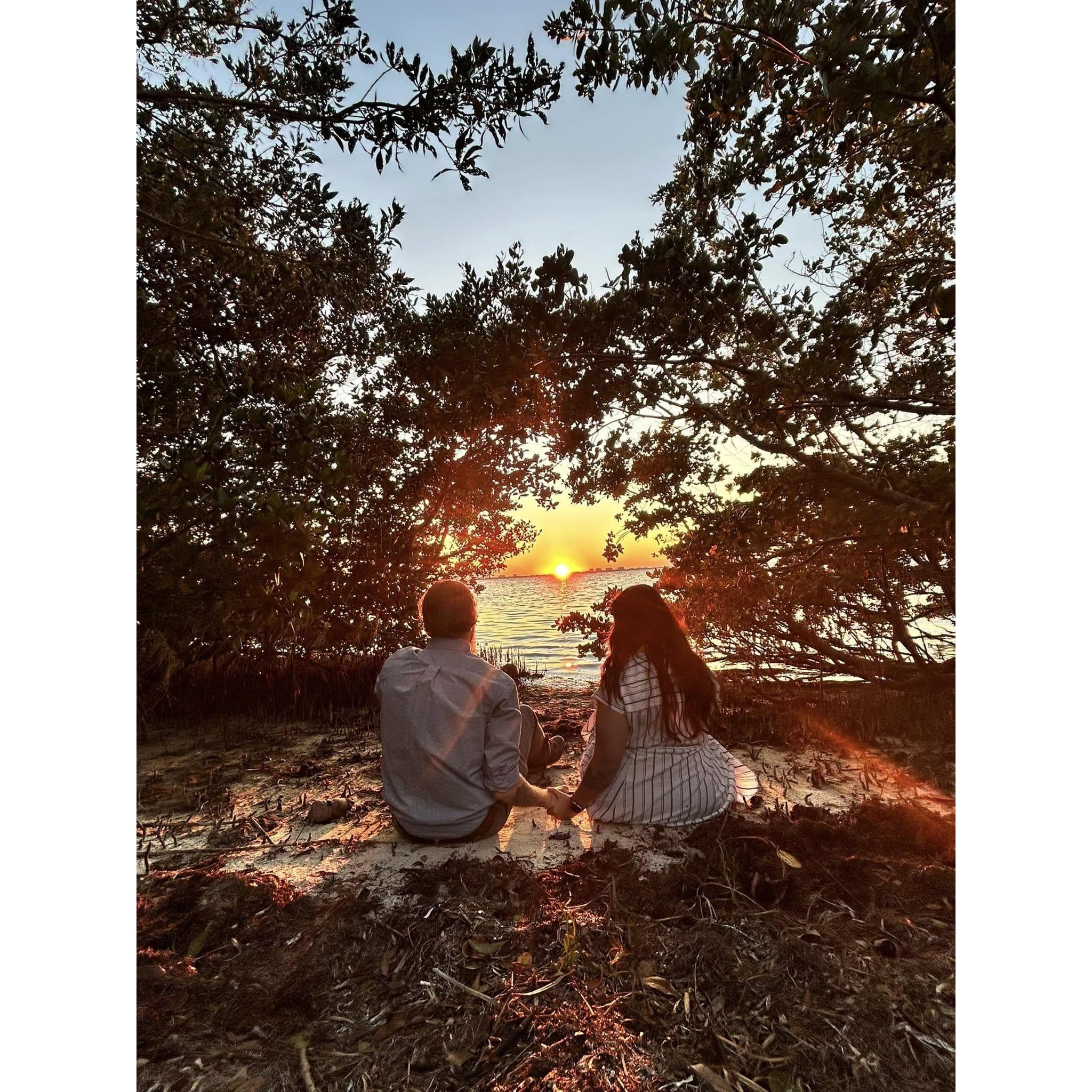 02/02/2024 - True love underneath the glow of the sunset