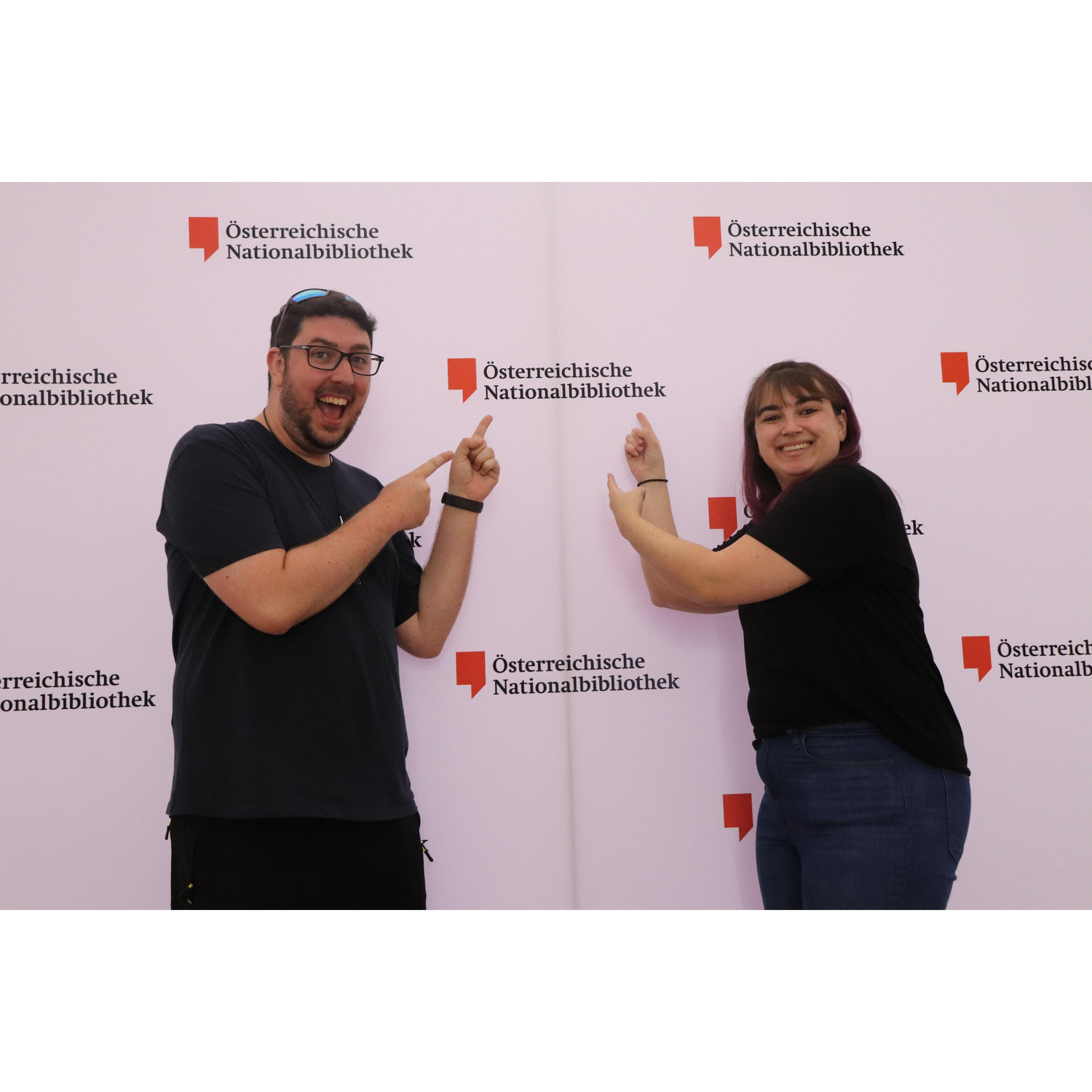 Two Librarian Geeks geeking the geek out.