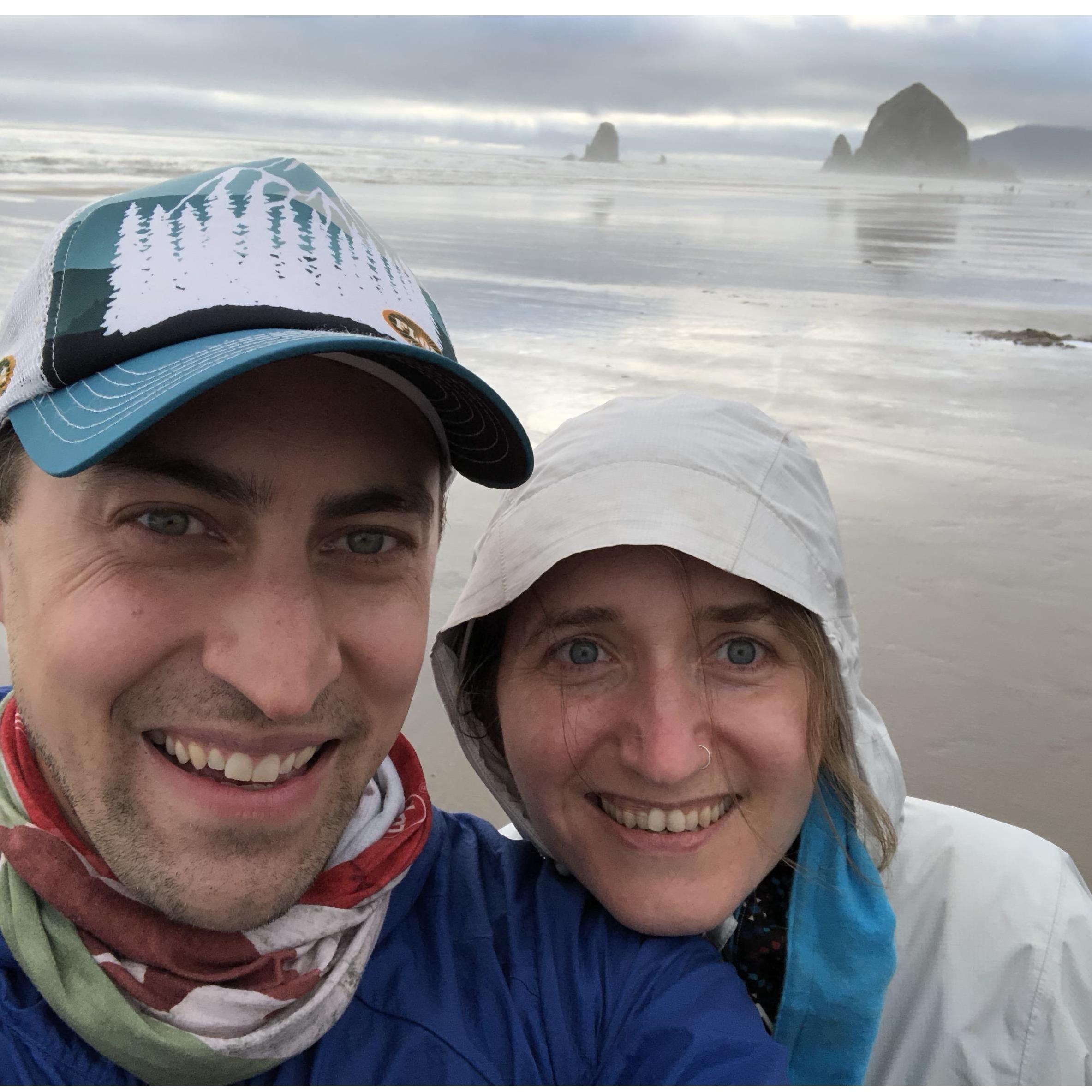 Another tough to look at beach on our engagement trip along the olympic coast n WA to the northwest oregon coast as well.