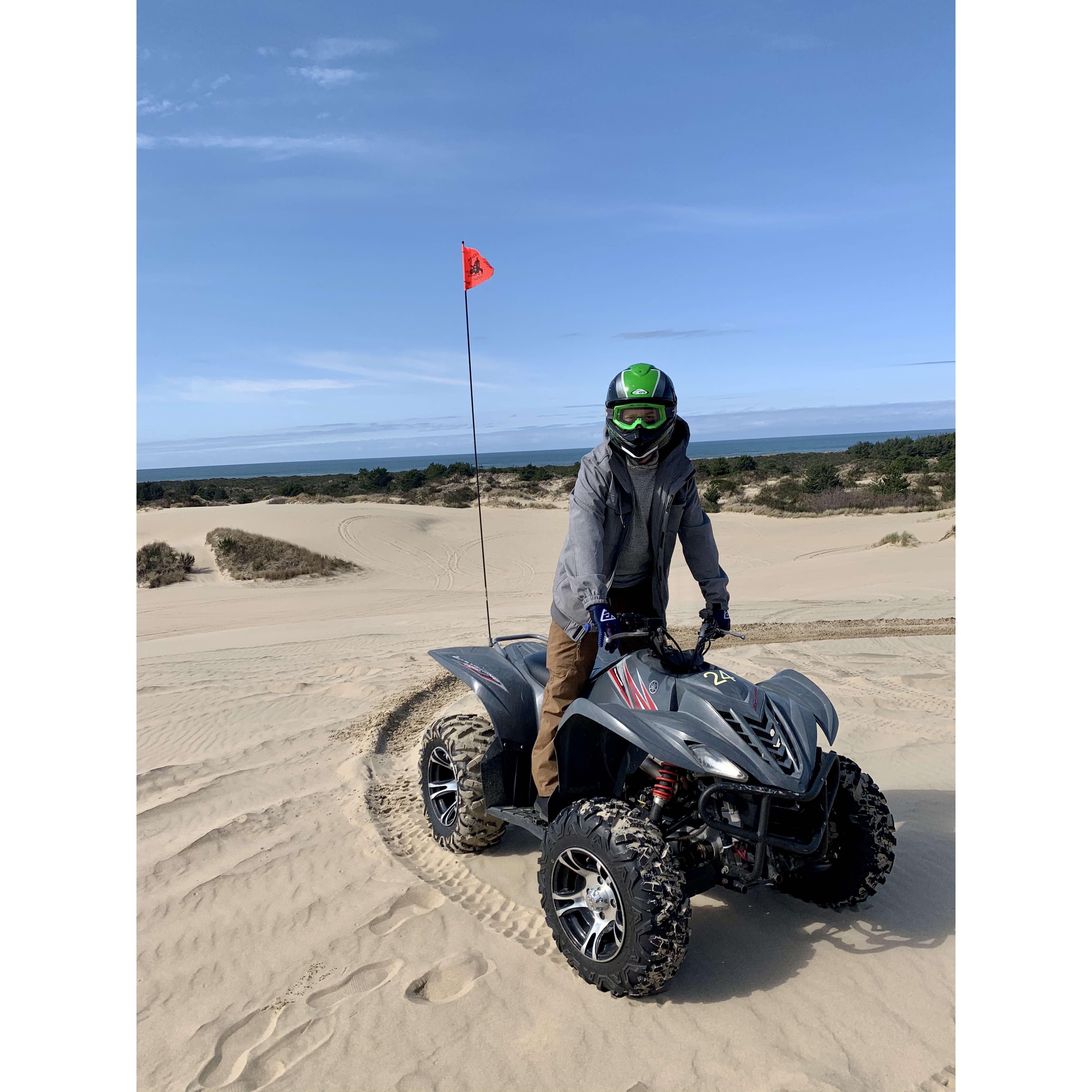Adventures on the sand dunes in Oregon