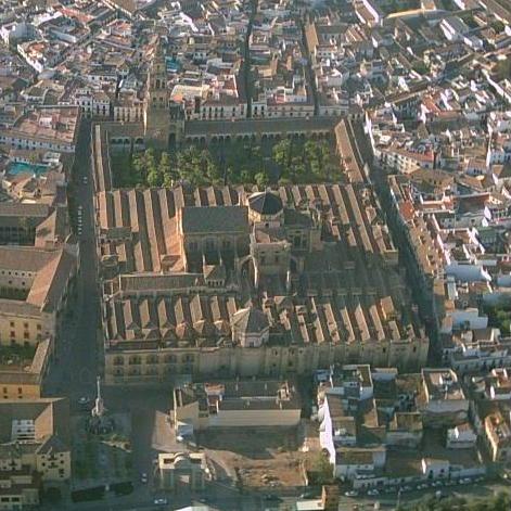 Mezquita Catedral (vista desde el aire)
