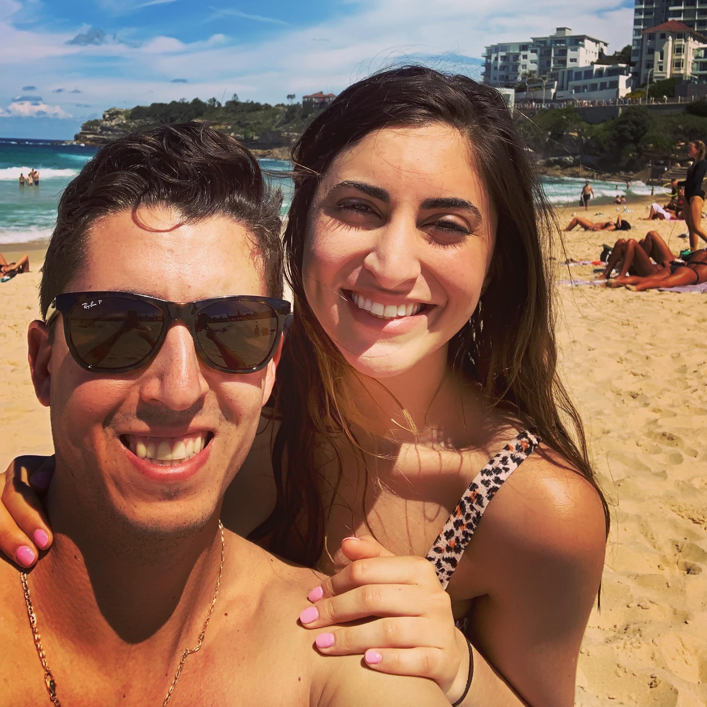 Tanning at Bondi Beach