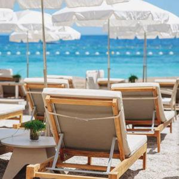 Umbrella + Lounger Rentals at Beach Club