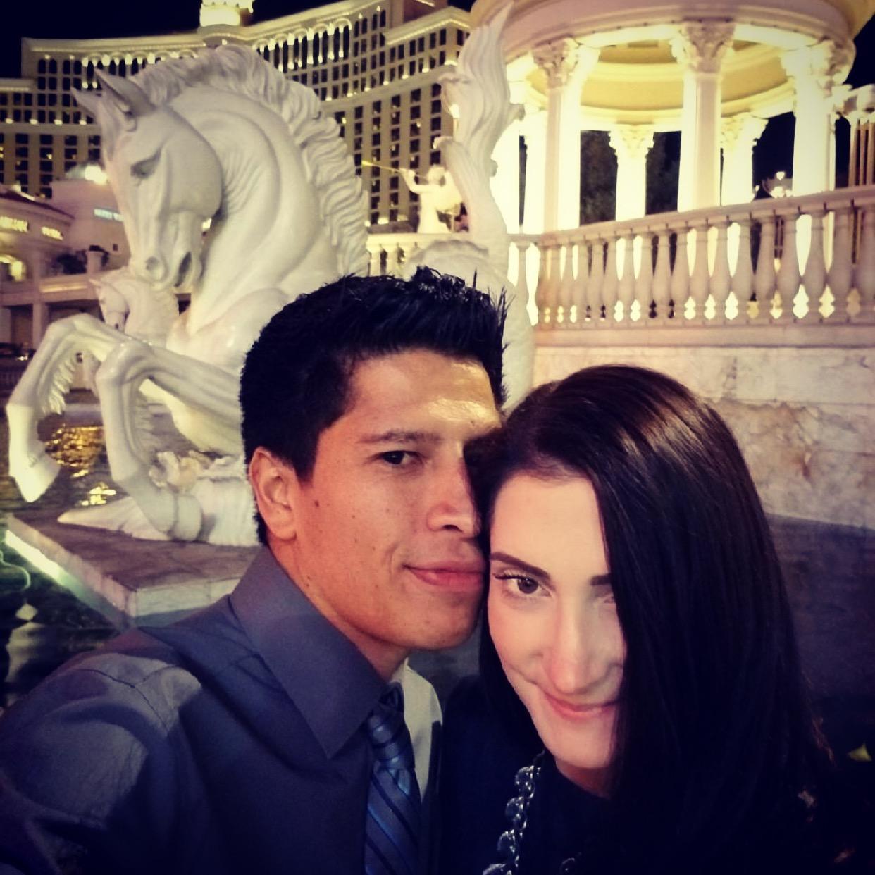 Our first romantic trip to Las Vegas.