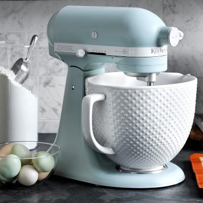 KitchenAid® Limited Edition Heritage Artisan Model K 5-Qt Stand Mixer with Ceramic Hobnail Bowl