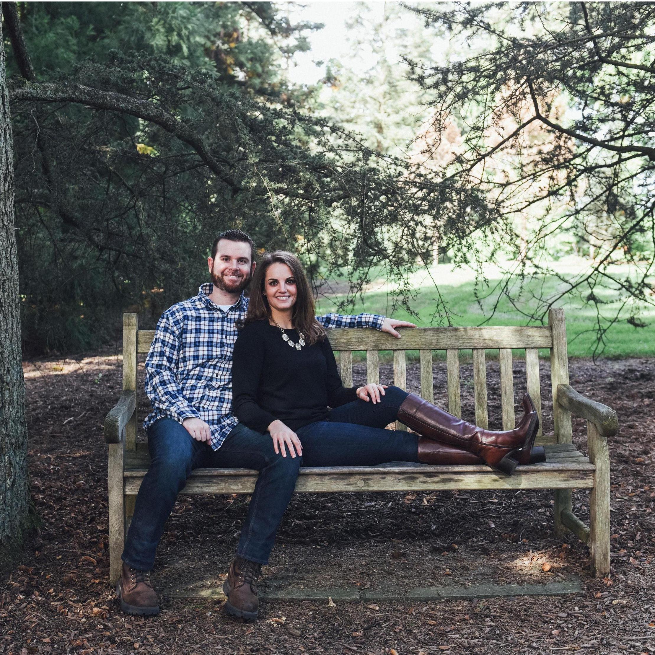 The bench where Matt proposed!