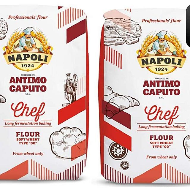 Antimo Caputo Chefs Flour 2.2 LB (Pack of 2) - Italian Double Zero 00 - Soft Wheat for Pizza Dough, Bread, & Pasta