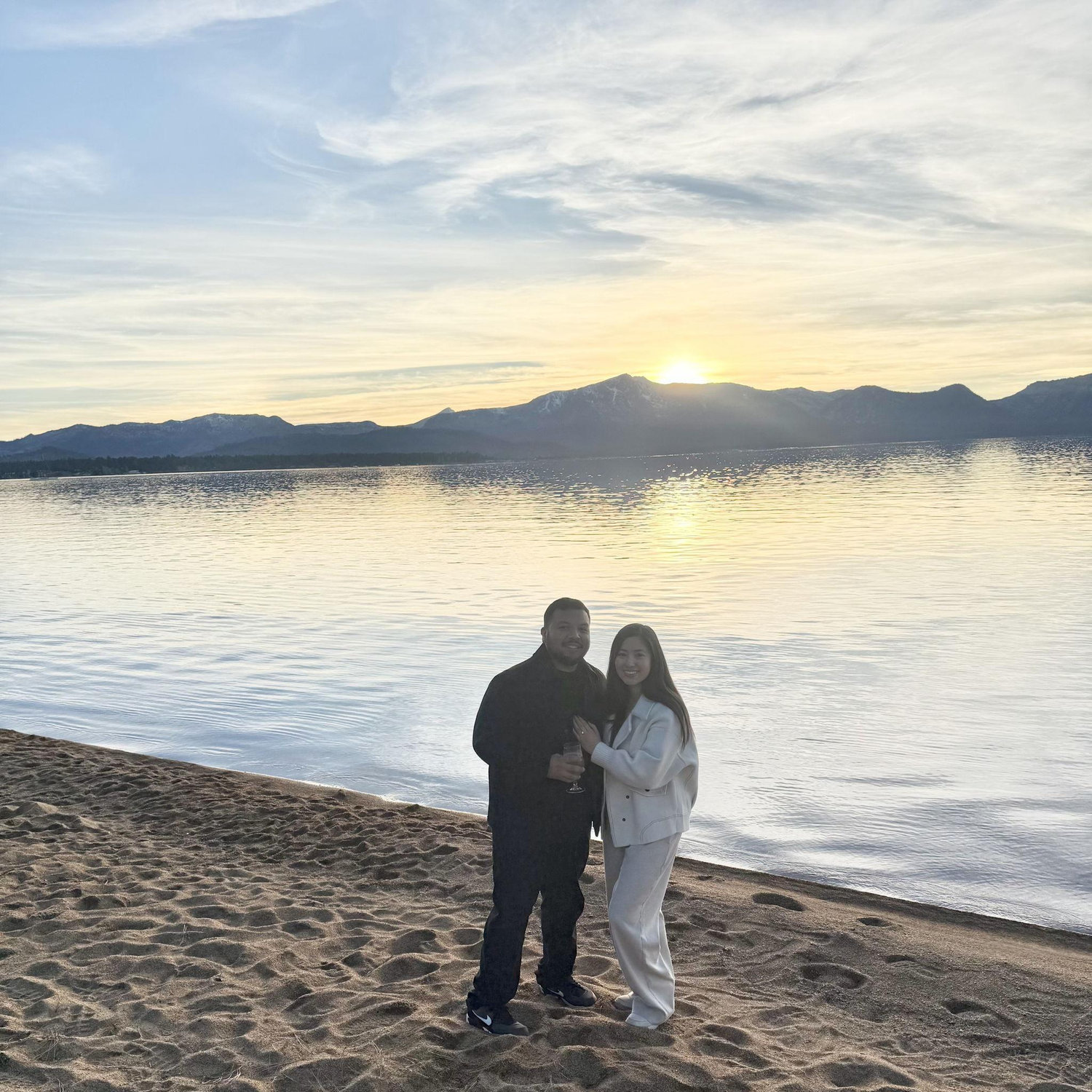 Engaged in South Lake Tahoe, CA