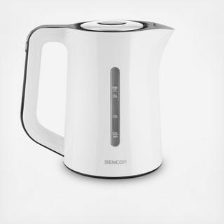 Cordless Electric Kettle with Display and Power Cord Base