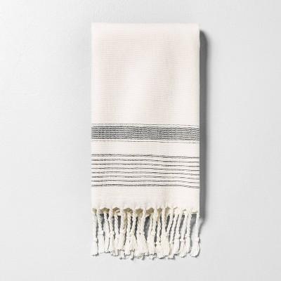 Hand Towel Striped Gray - Hearth & Hand™ with Magnolia