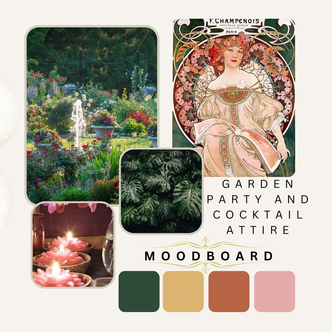 Refer to our mood board for inspiration on clothing and vibes of the venue.