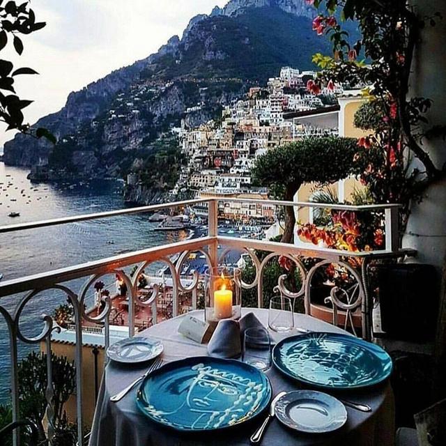 Dinner for two in Positano