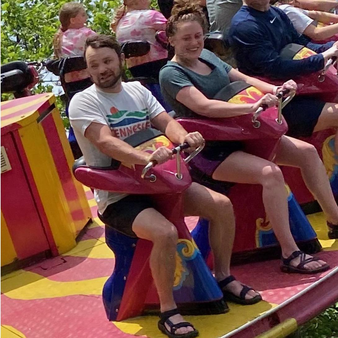 Kerry's favorite ride at Dollywood