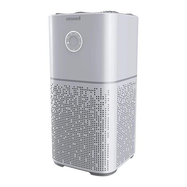 BISSELL® air180 Home Air Purifier with HEPA and Carbon Filters for Medium to Large Room and Home, Quiet Bedroom Air Cleaner for allergens, pets, dust, dander, pollen, smoke, and odors, 34964, Gray