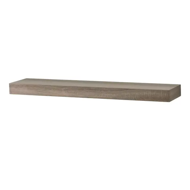 Simply Essential™ 30-Inch Wood Shelf in Rustic Grey