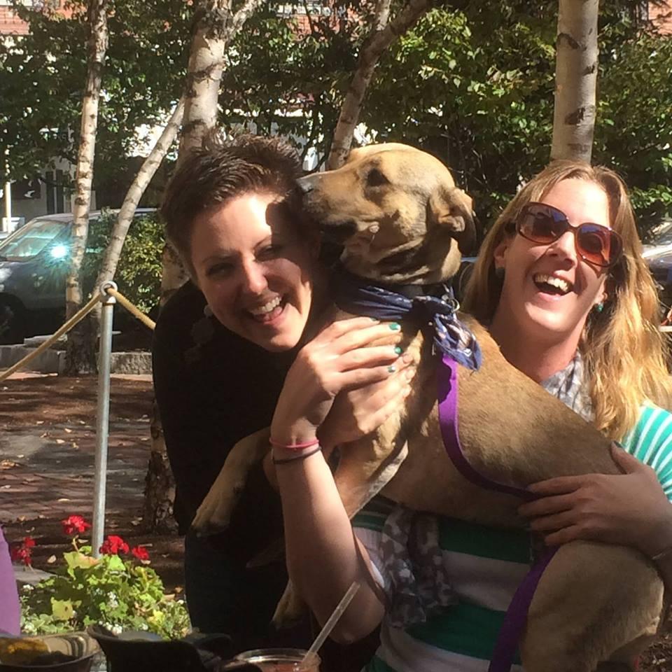 shortly after Lucy adopted Lulu, our niece