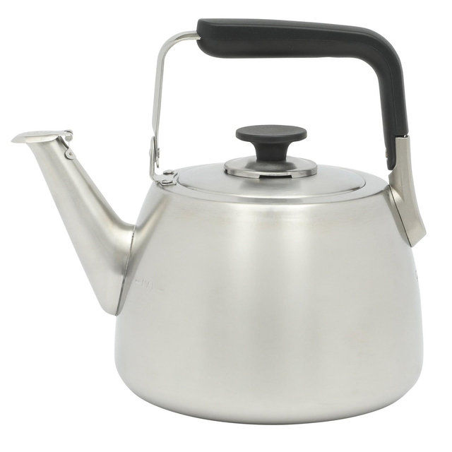 SKE SPECIALTEA - 1.9 QT TEAKETTLE W/ LID - BRUSHED - BAKELITE HANDLE & KNOB