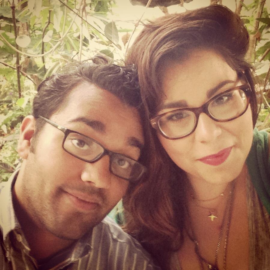 One of our early dates to the Butterfly Conservatory.