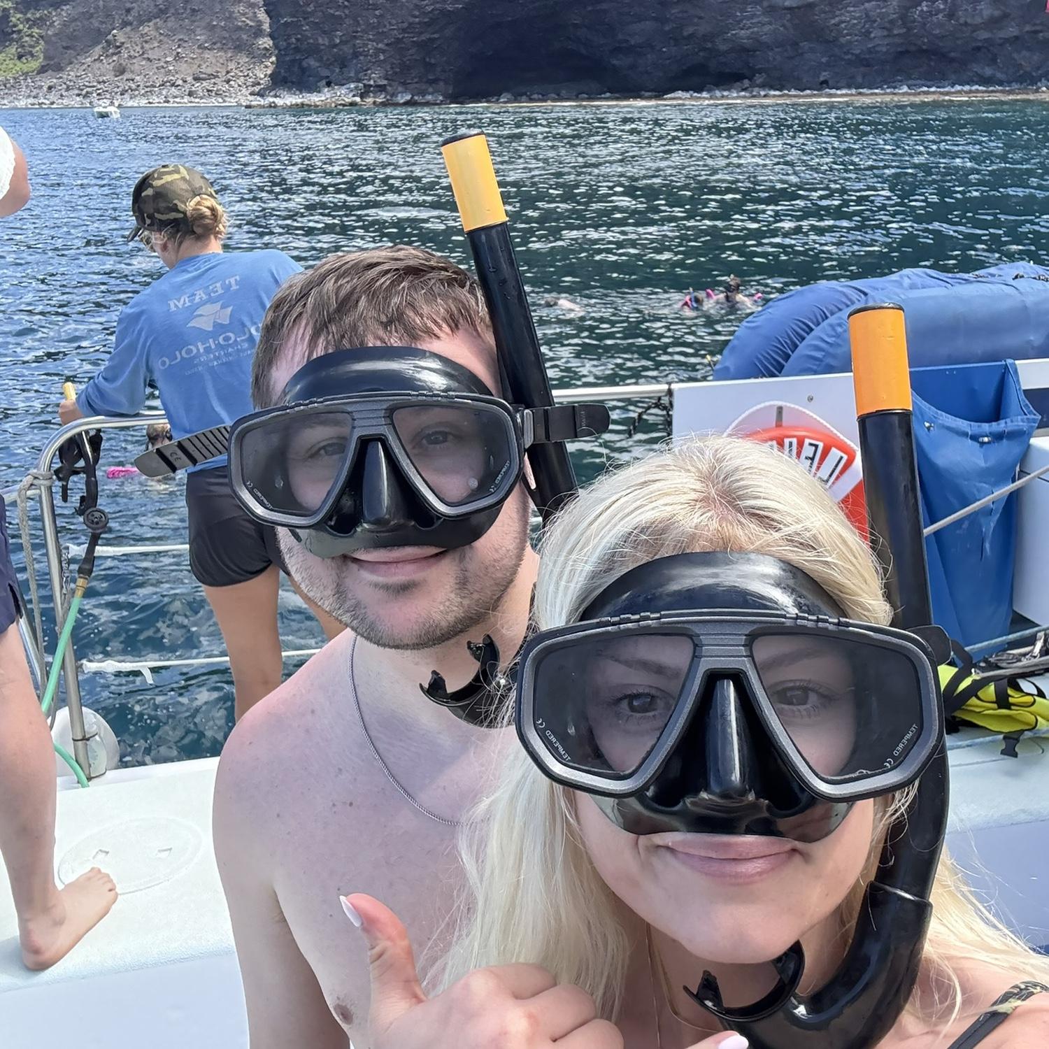 5/27/25 - Snorkeling around the Na Pali Coast in Kaua'i