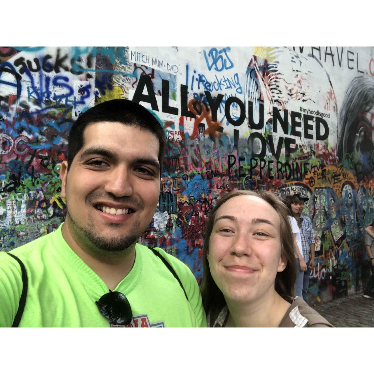 All you need is love!
John Lennon wall in Prague 🎸