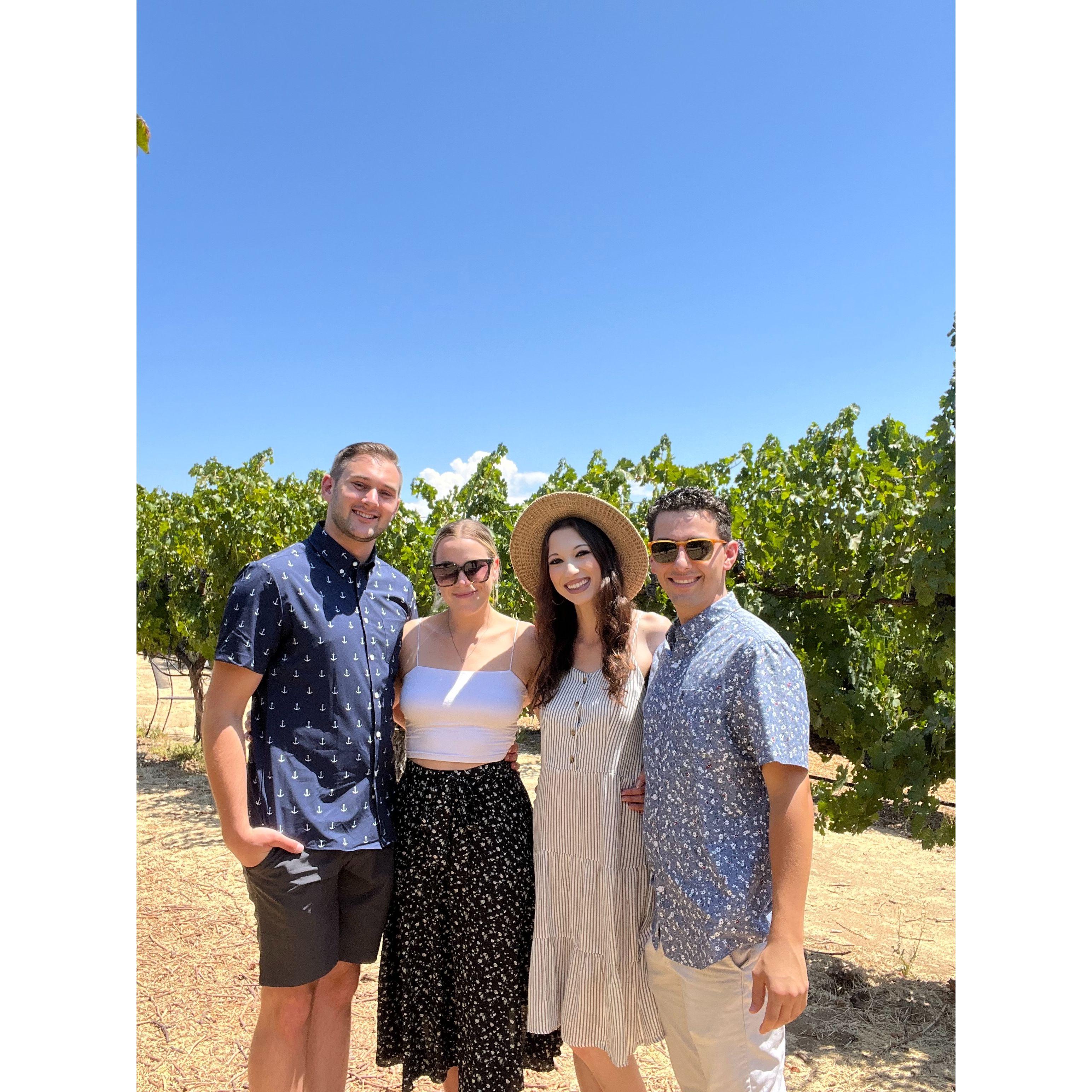 Wine tasting for Lindsay's 25th birthday in Temecula