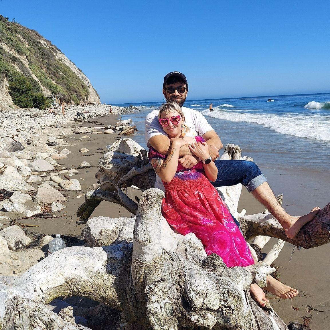 hangin out on the beach at the Marino family reunion, summer of 2025