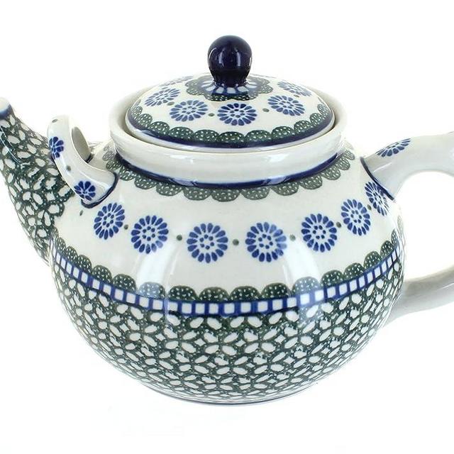 Blue Rose Polish Pottery Maia Large Teapot