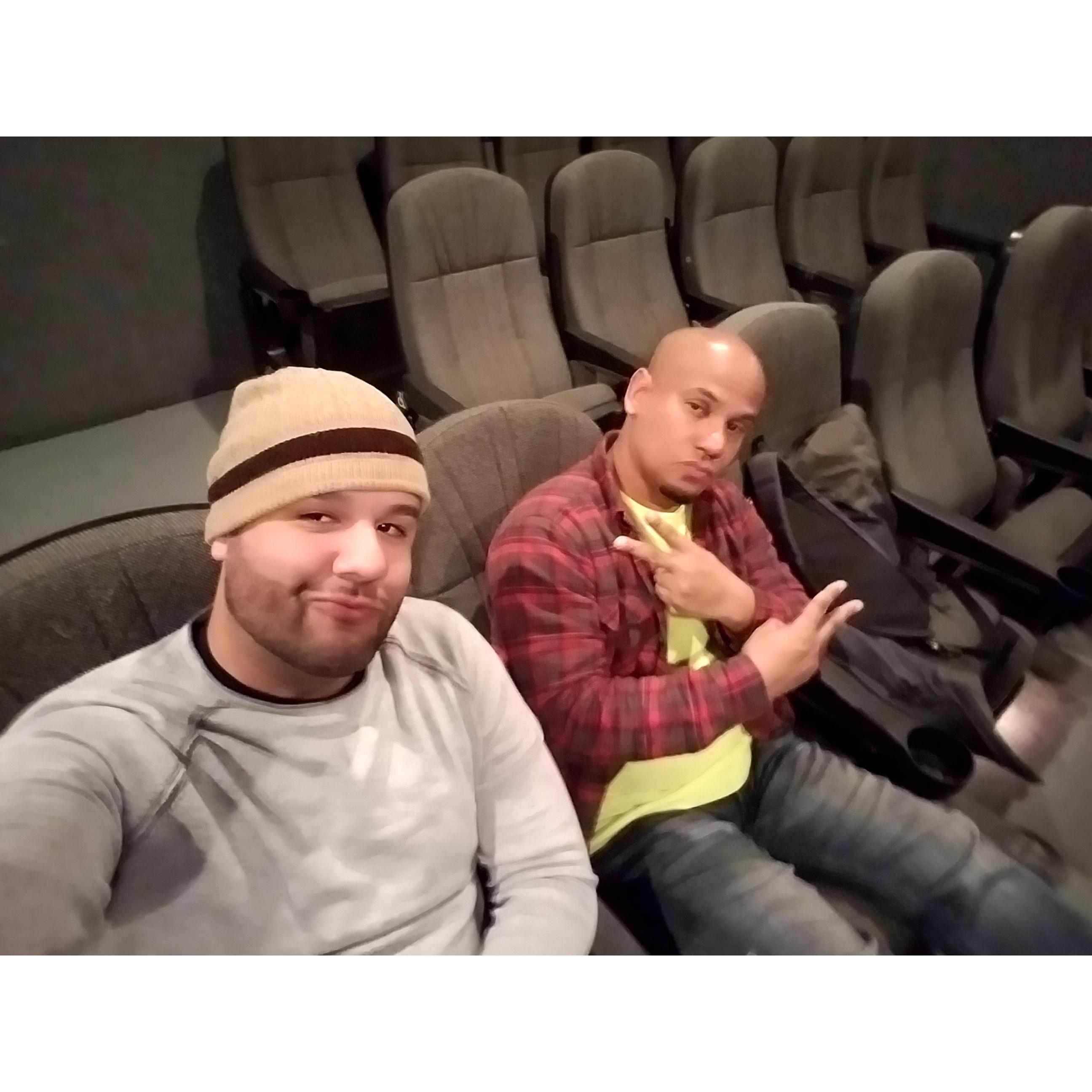 The entire movie theater was OURS