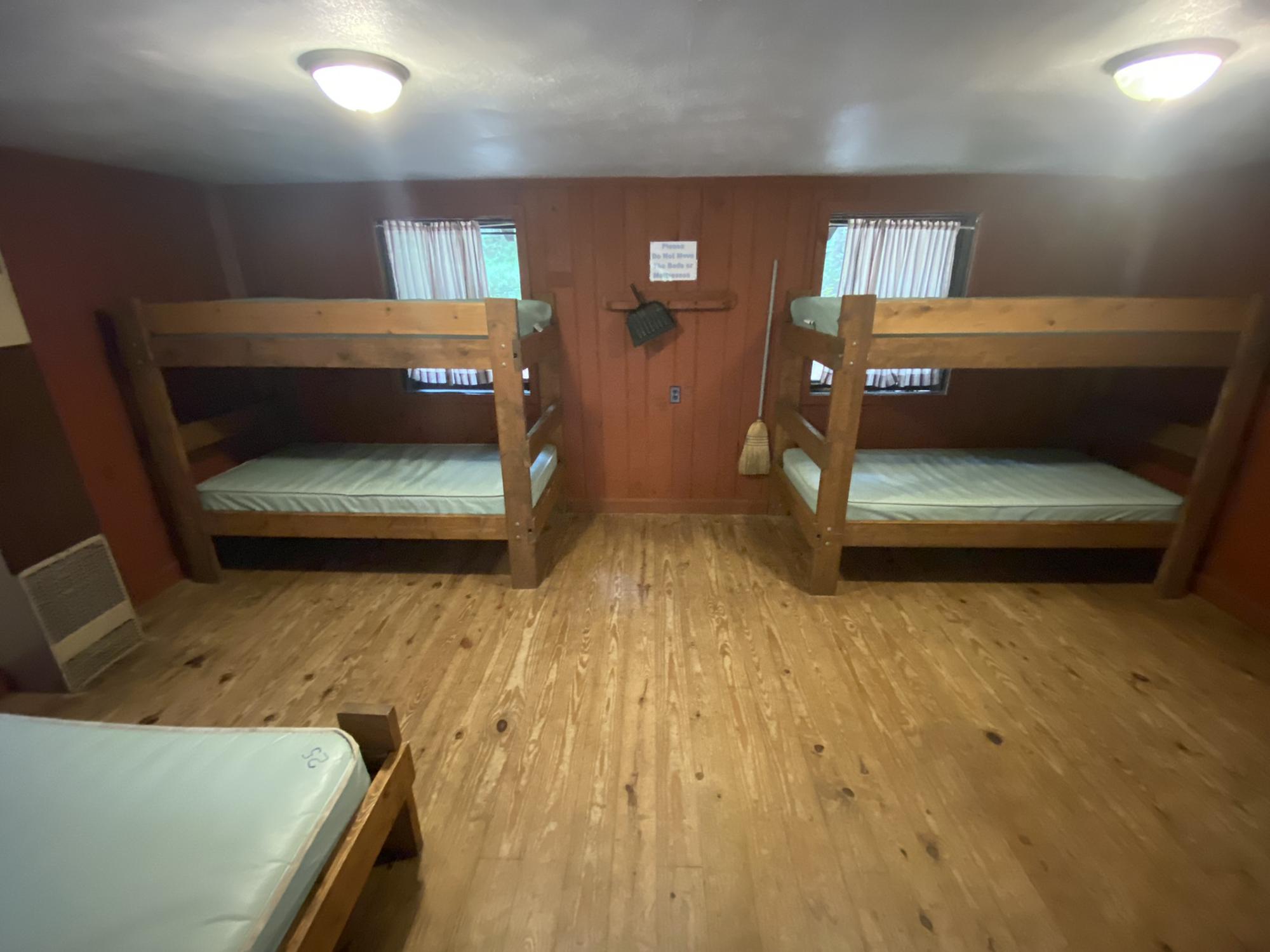 Inside the 4-5 person cabin