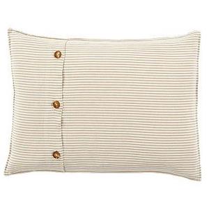Wheaton Stripe Sham, Standard, Flax