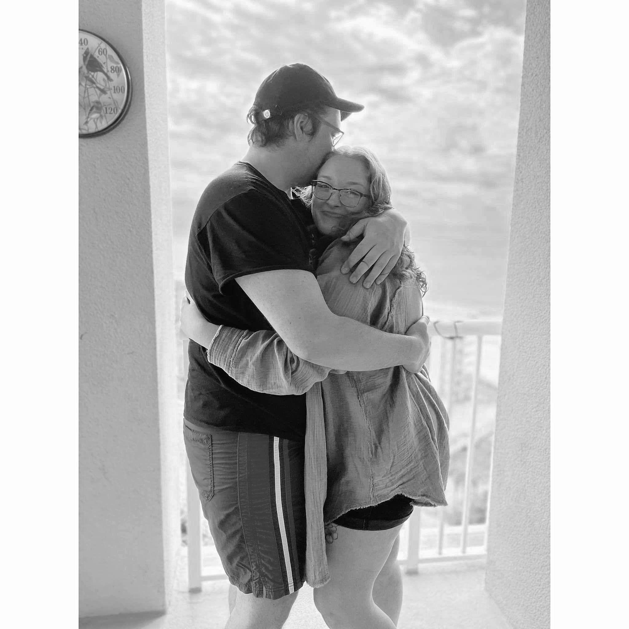 We first said "I love you" on this trip to Panama City Beach, Florida.