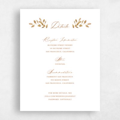 Orange Summer Wedding Enclosure - Blosser