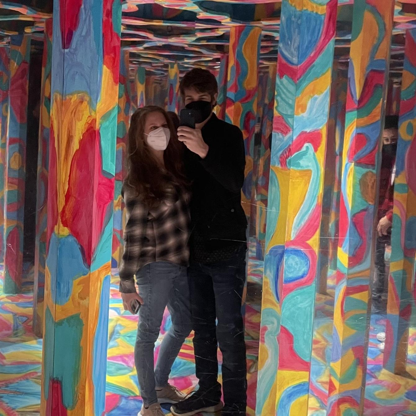 We visited the Meow Wolf exhibit in Denver for our 3rd anniversary - January 2022