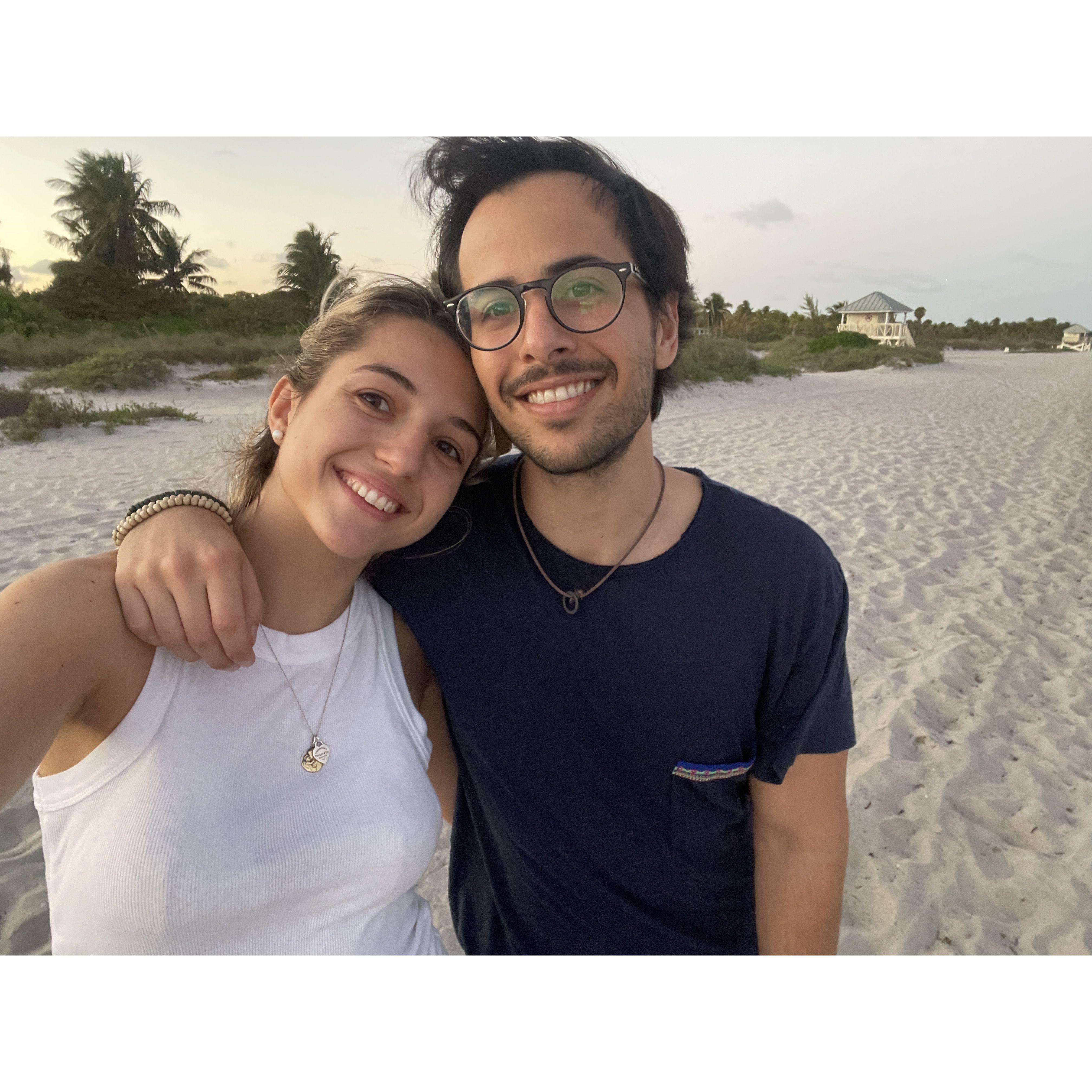 Walks along the beach