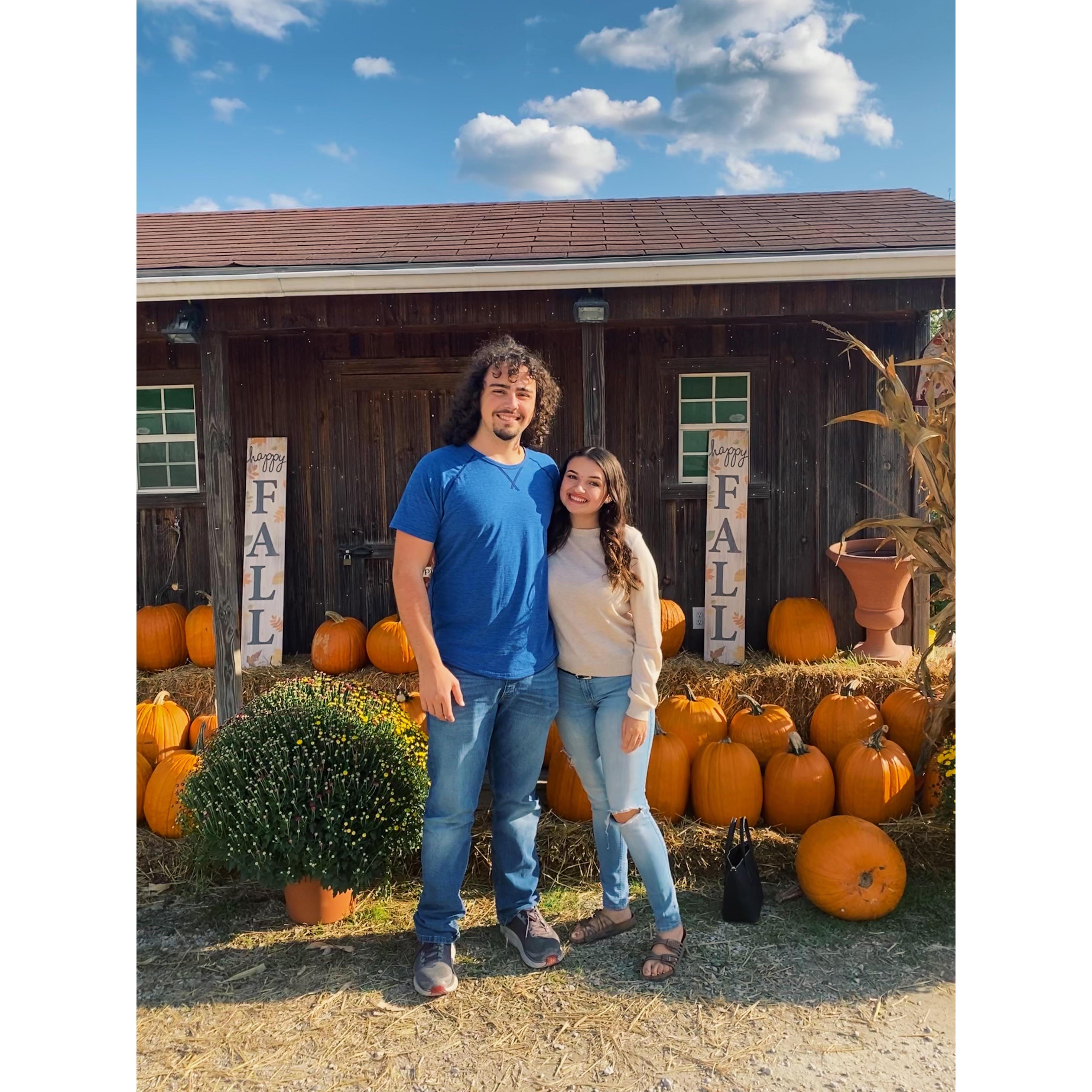 Our second fall together!