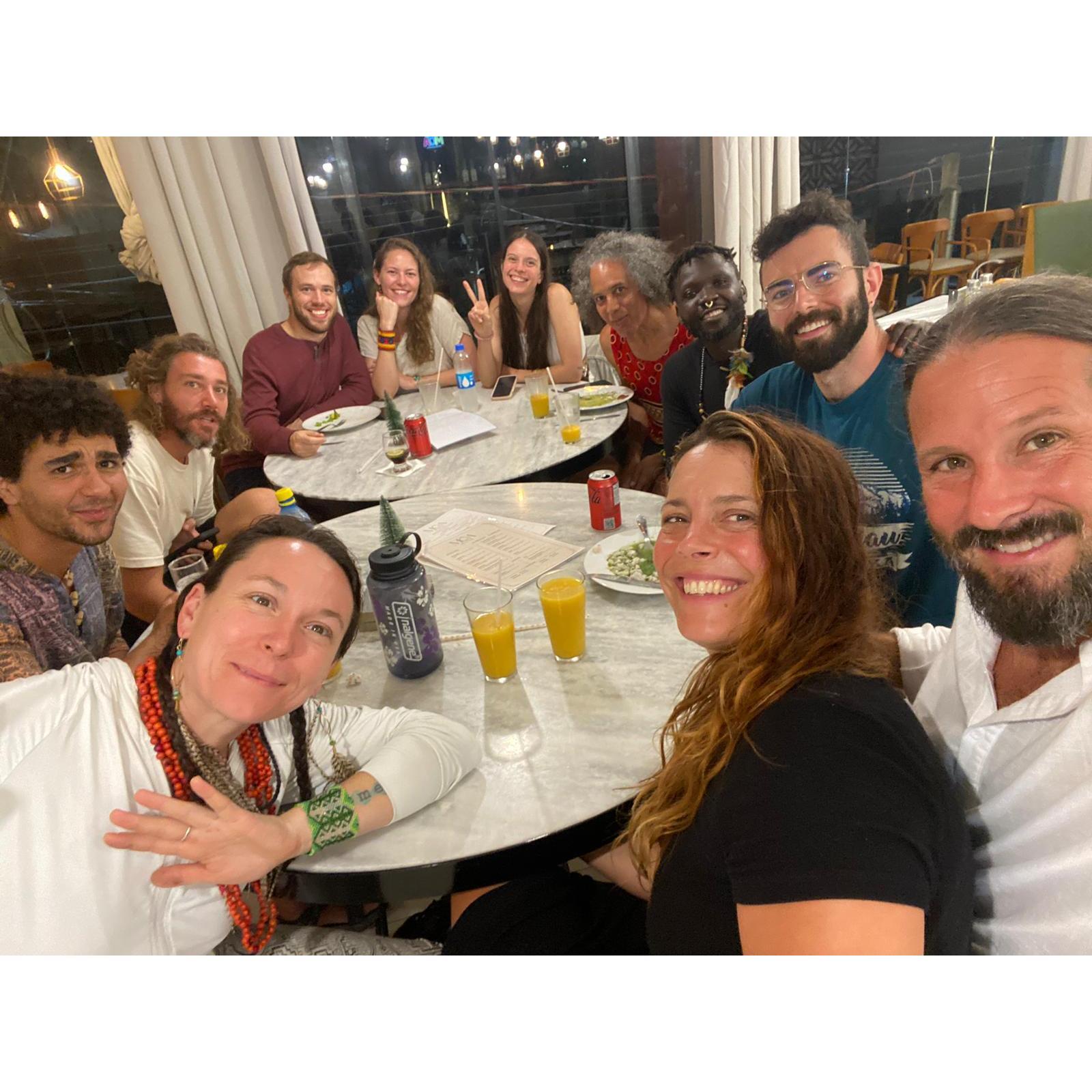 with some dear friends. 💕