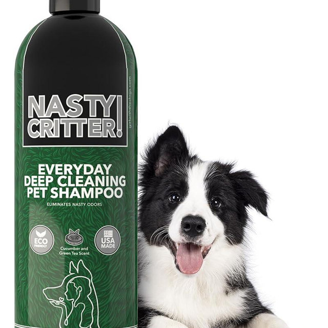 NASTY CRITTER! by Girl With The Dogs - Everyday Deep Cleaning Dog Shampoo 16 Oz, Made in USA 8 Wks+