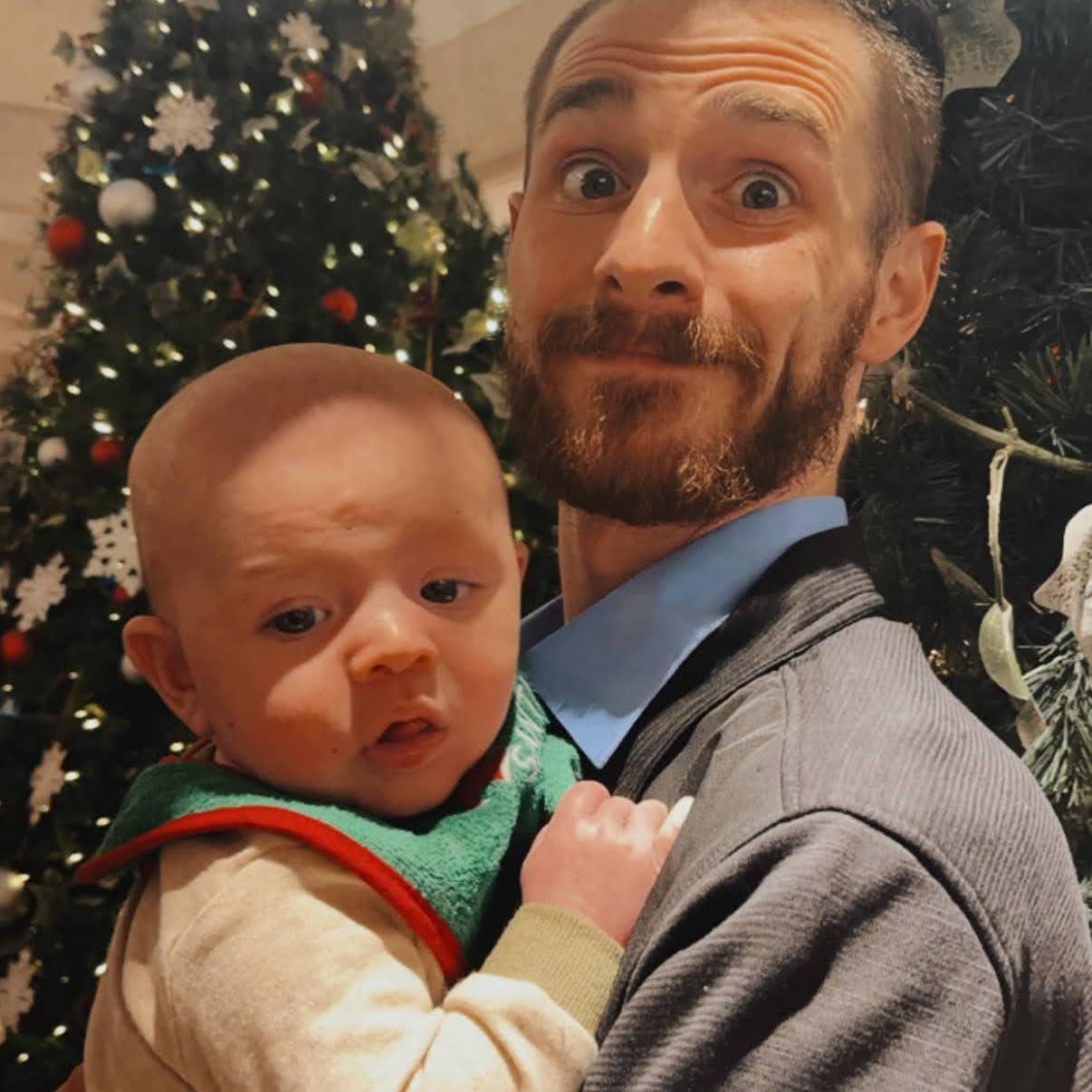 Hunter saw the REAL Santa Claus for the first time!