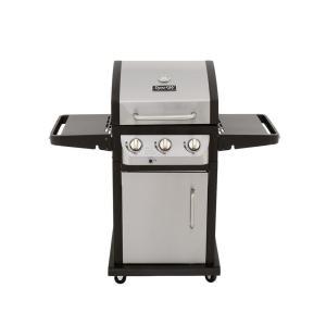 Smart Space Living 3-Burner Propane Gas Grill in Stainless Steel