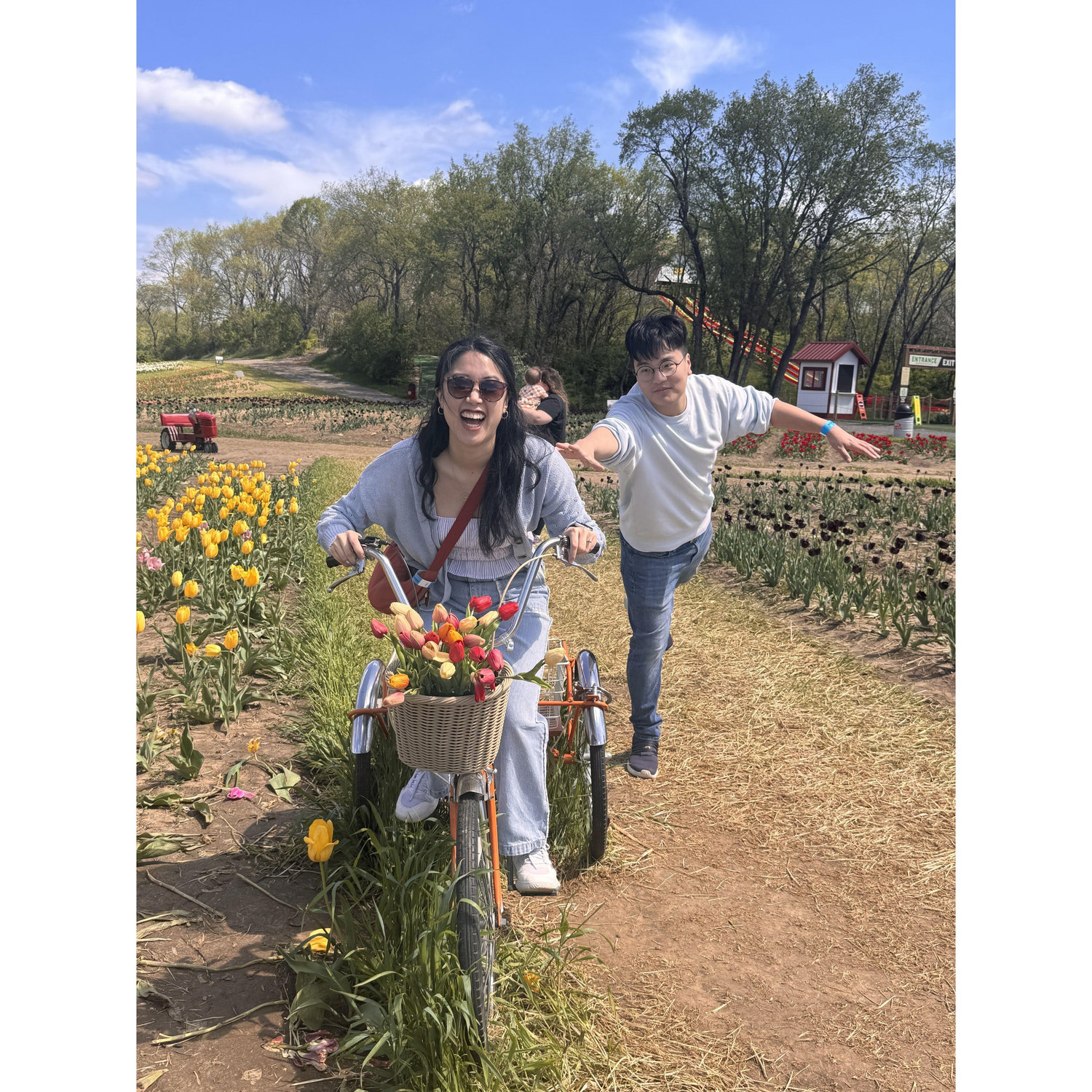 May 2025 - Having fun at a tulip farm