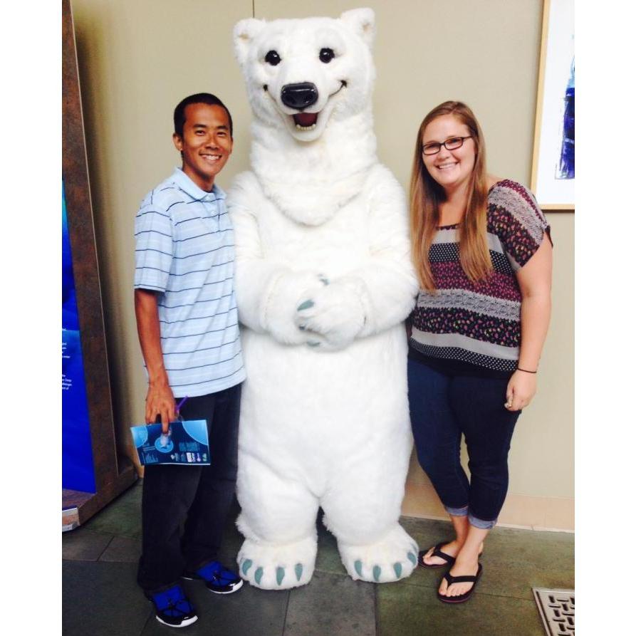 They say that "polar" opposites attract.