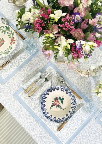 Julia Amory Blue Wisteria Tablecloth