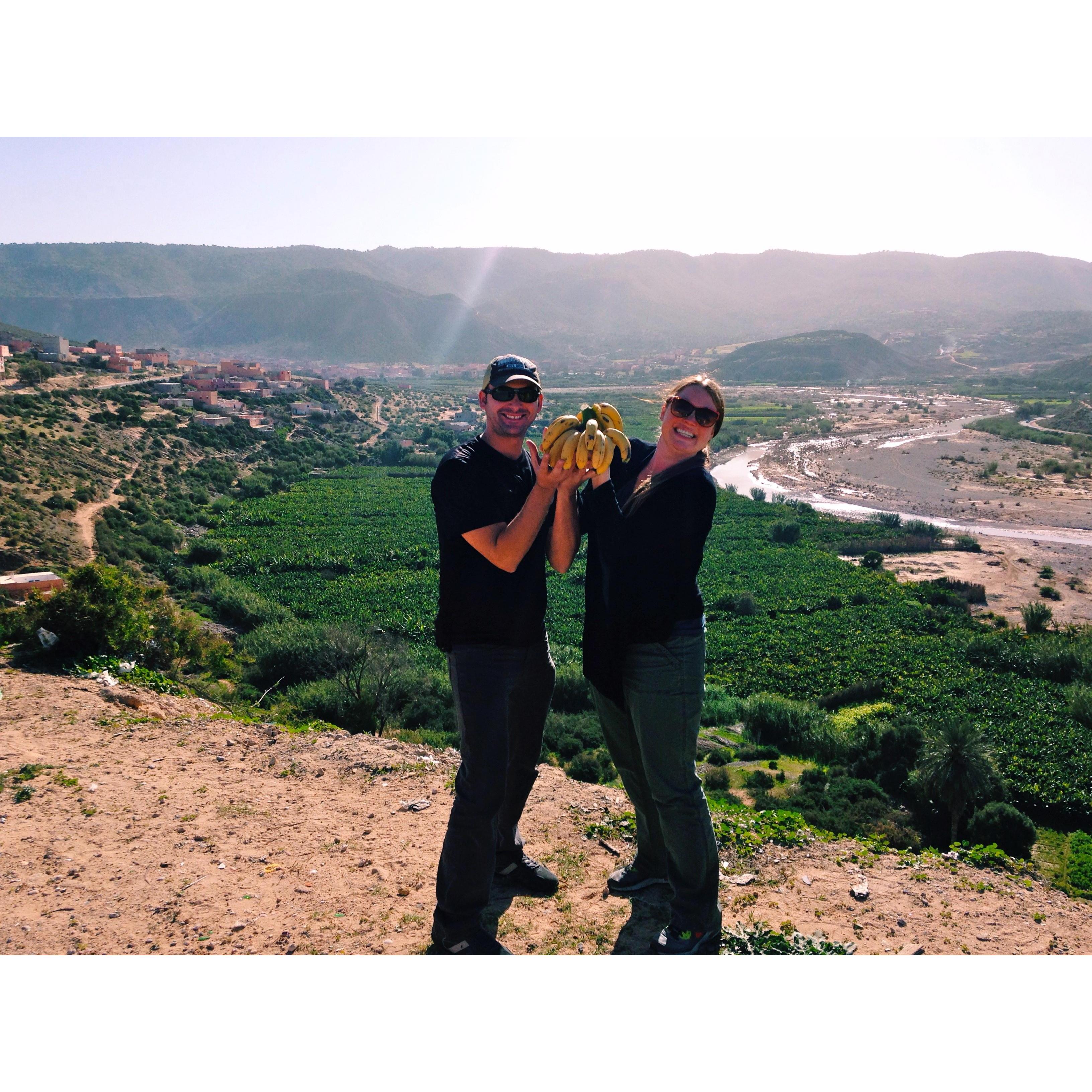 Banana Valley during Sarah's first trip to Morocco
