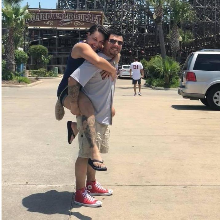 Surprised you held me long enough for this picture! Such a strong hubby!!