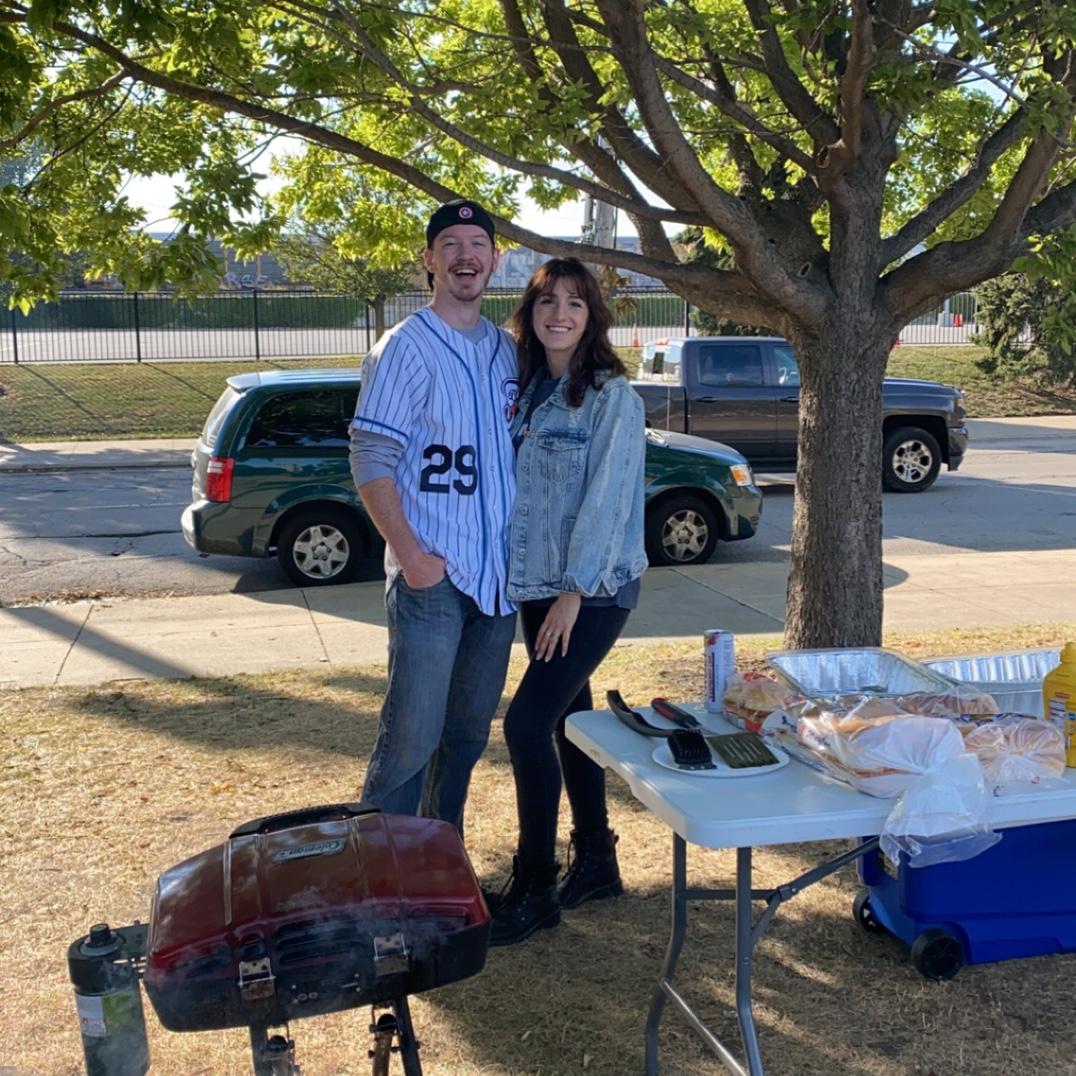We love to tailgate for games and Andrew goes all out!