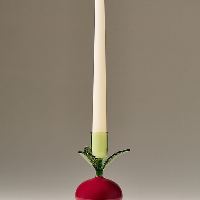 Veggie Glass Candle Holder