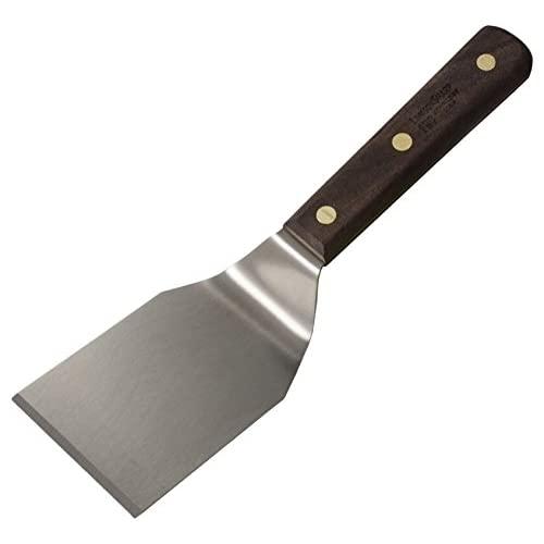 Lamson Heavy Duty Stiff Turner with Riveted Walnut Handle, 3 x 6 inches