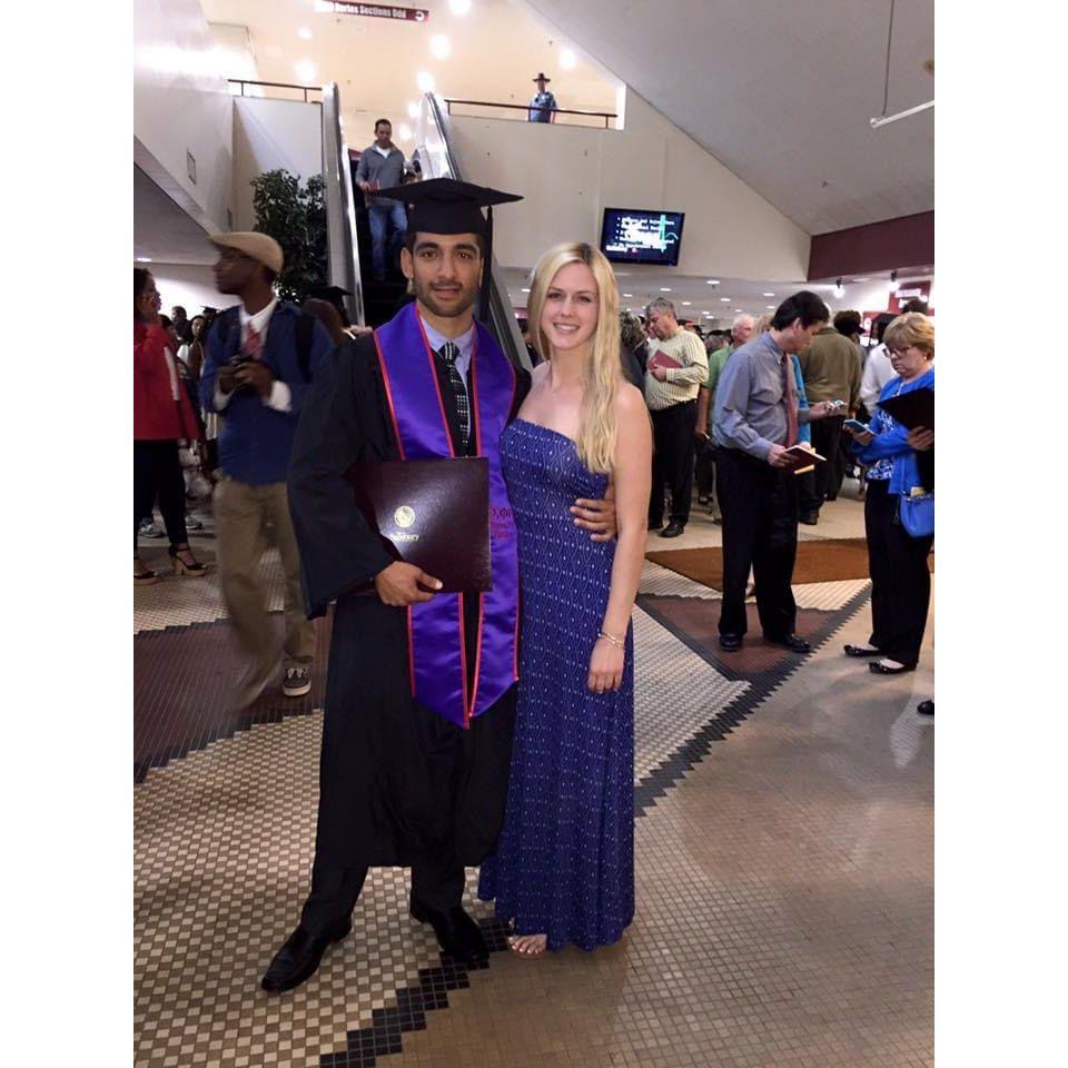 2015: Alfonso's graduation from Salisbury University