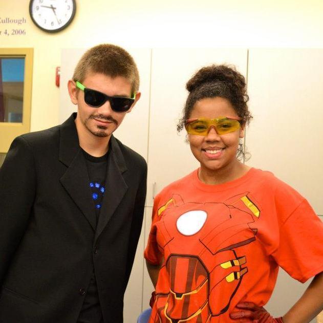 We dressed as Tony Stark and Iron Man for high school spirit week (2012)